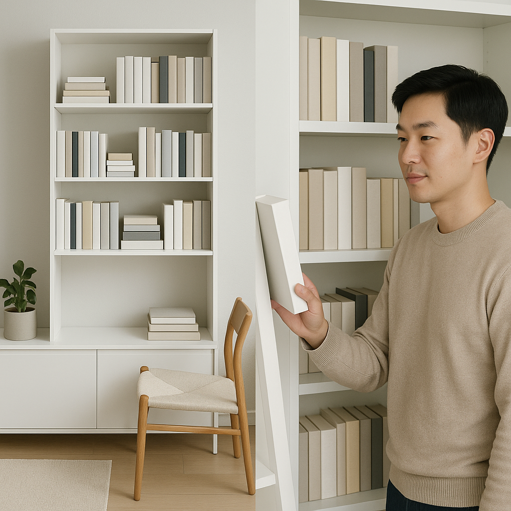 책은 많은데 정리가 안 된다면? 미니멀한 책 정리법