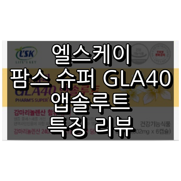 팜스 슈퍼 GLA40 앱솔루트 대표 이미지