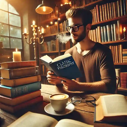 학습하는모습의남자