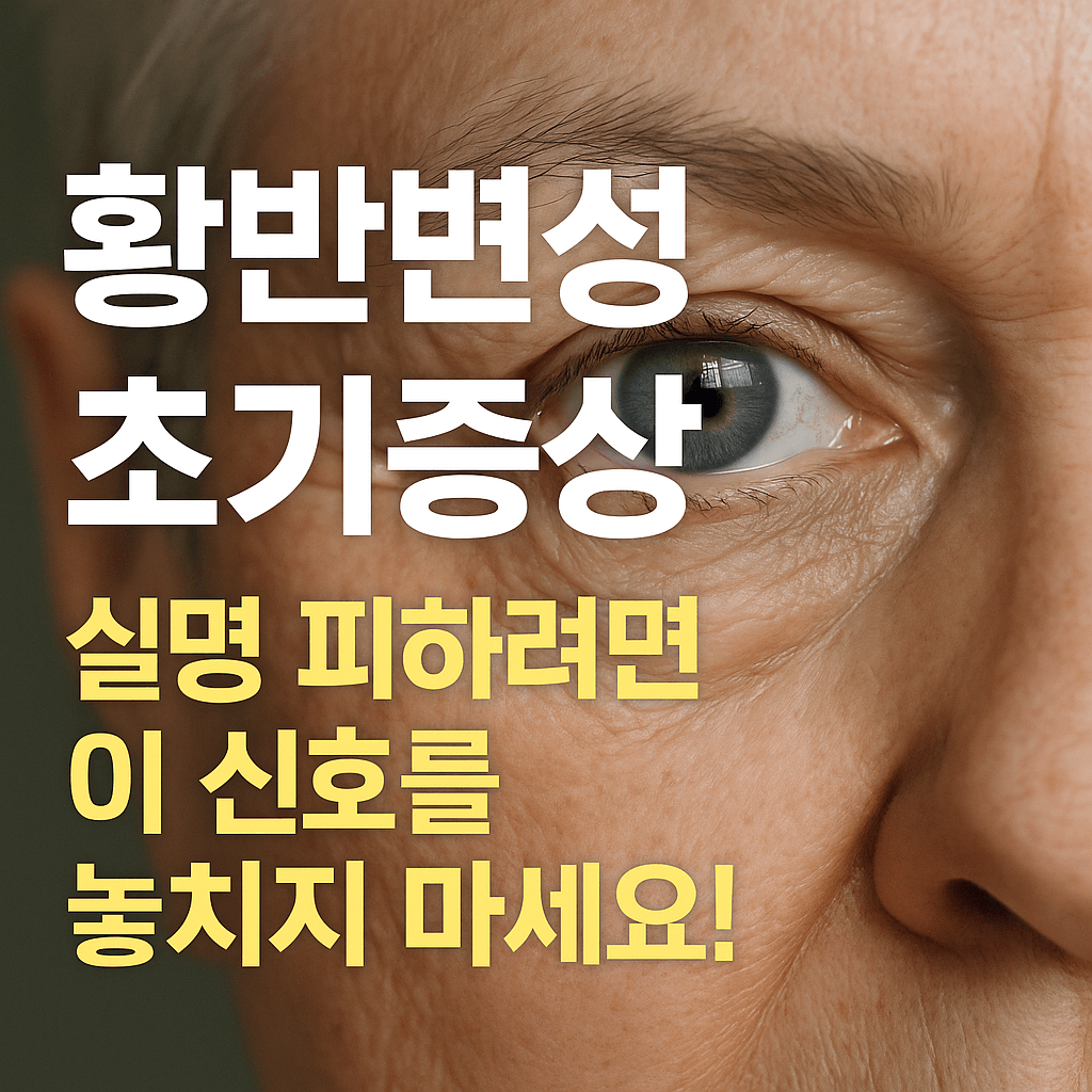 황반변성 초기증상