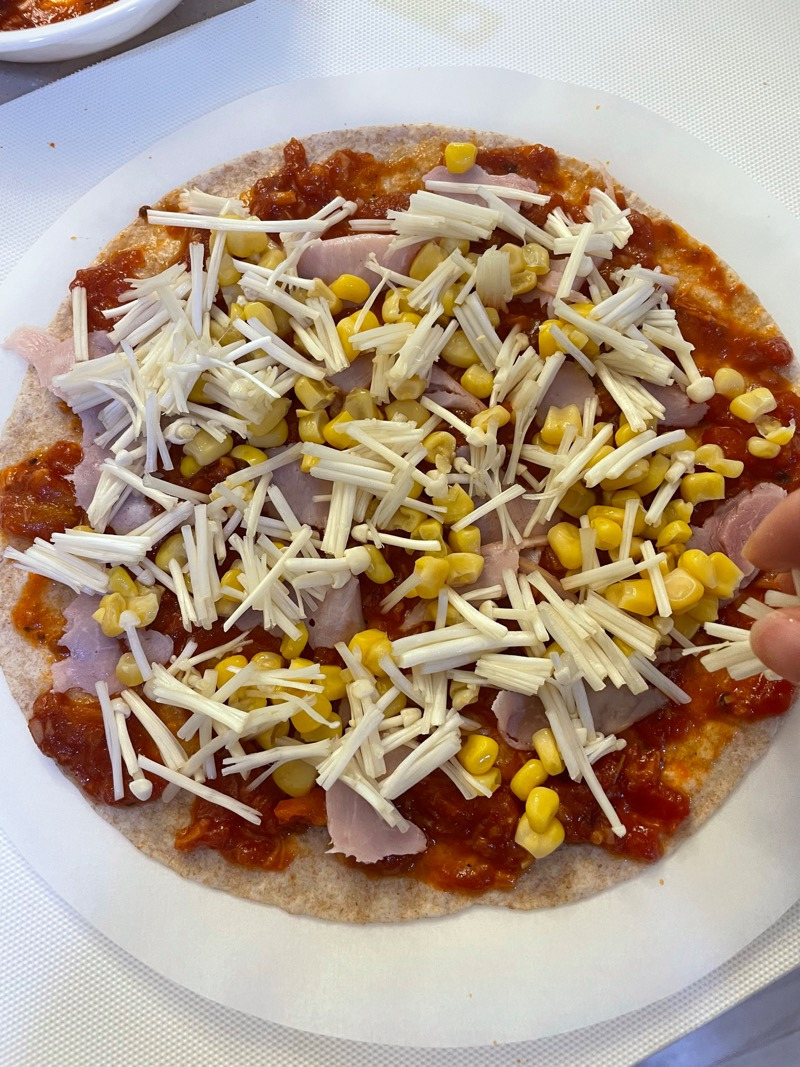 또띠아 피자 10분 완성 초간단 레시피