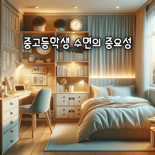 중고등학생 수면의 중요성