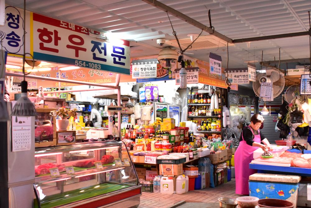 동래시장 1층 정육점