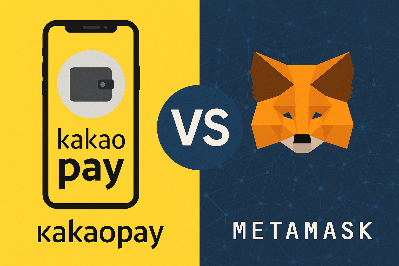 카카오페이 vs 메타마스크