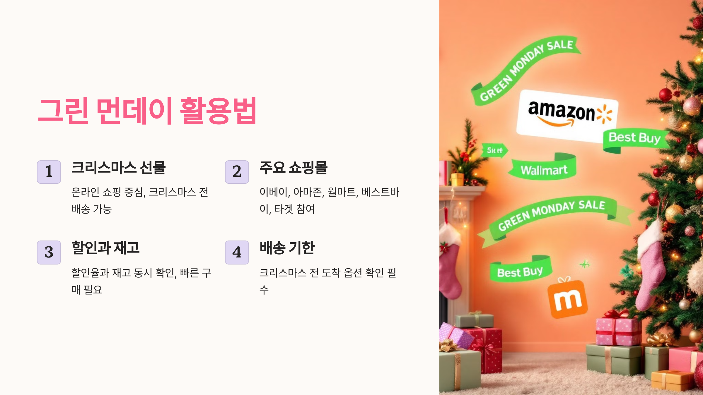 그린 먼데이를 제대로 활용하는 법