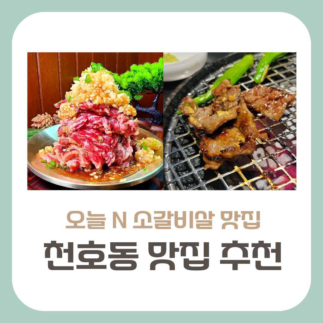 오늘 N 소갈비살 맛집