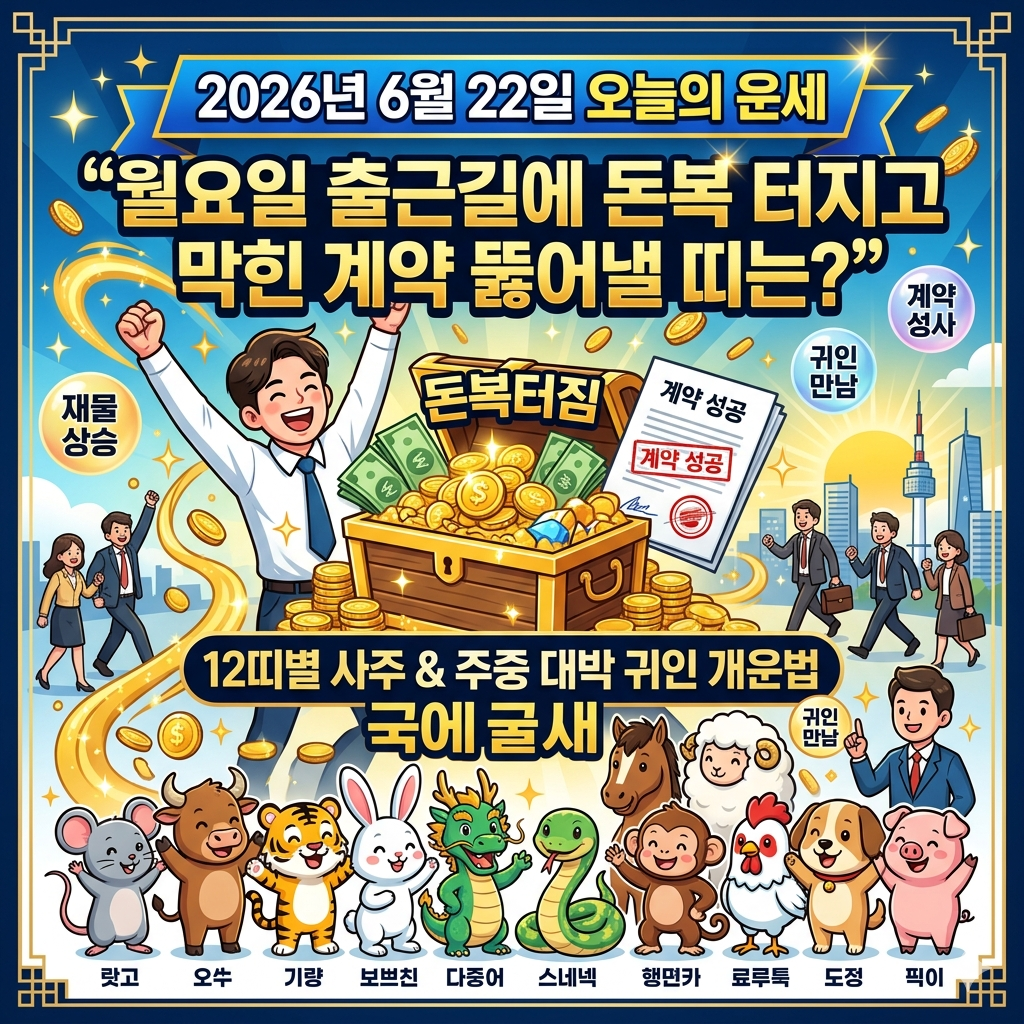6월22일 오늘의 운세