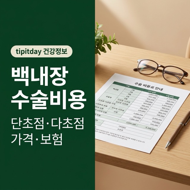 백내장 수술비용 정보