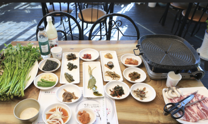 탐복미나리가든 대표 메뉴