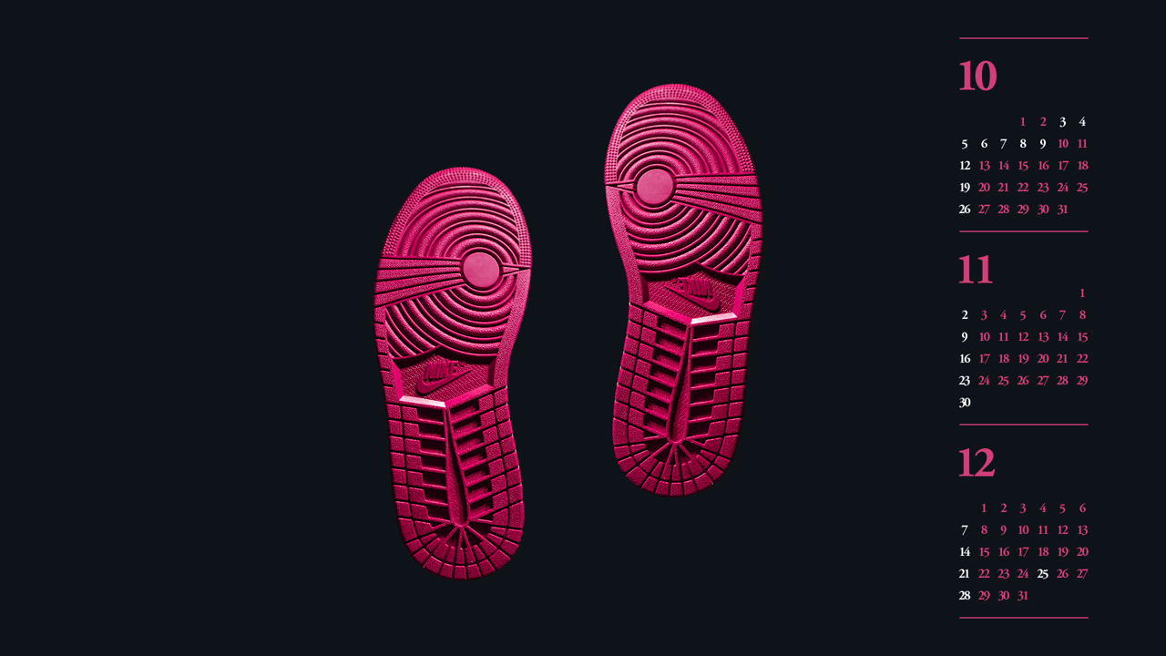 14 운동화 바닥 B - 2025년11월 노트북배경화면