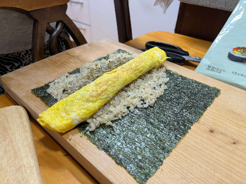 김위의 멸치-묵은지-계란말이