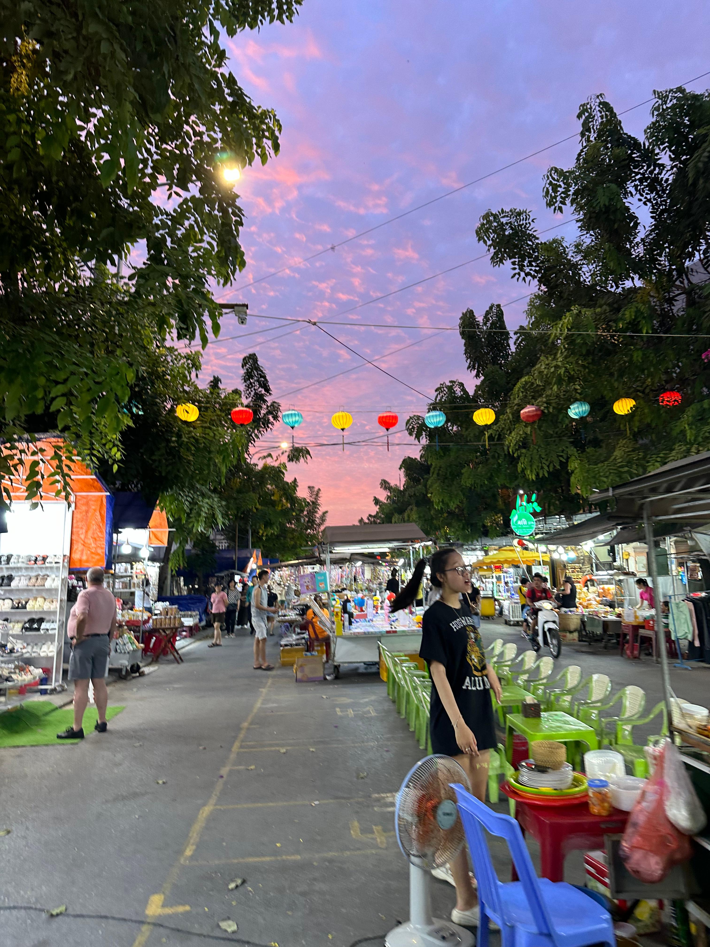 베트남 호이안의 야시장 방문 사진