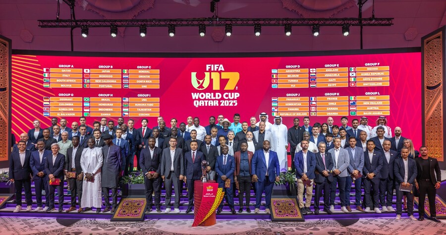 2025 FIFA U-17 월드컵 카타르 조추첨이 끝난 뒤
