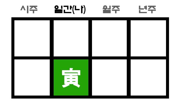 지지가 인목인 사주