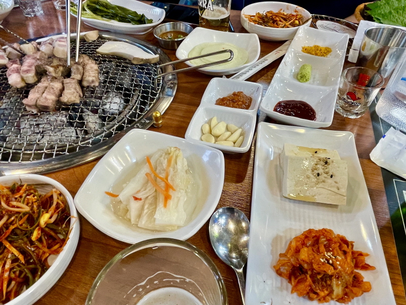 진영 맛집 대식가 2900 돼지껍데기