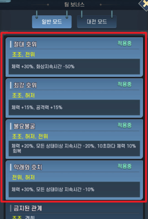 팀보너스-중복-적용-화면