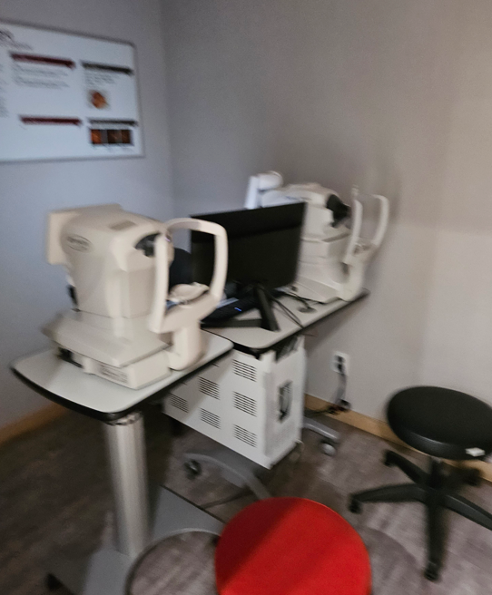 안압 안저 검사 기계