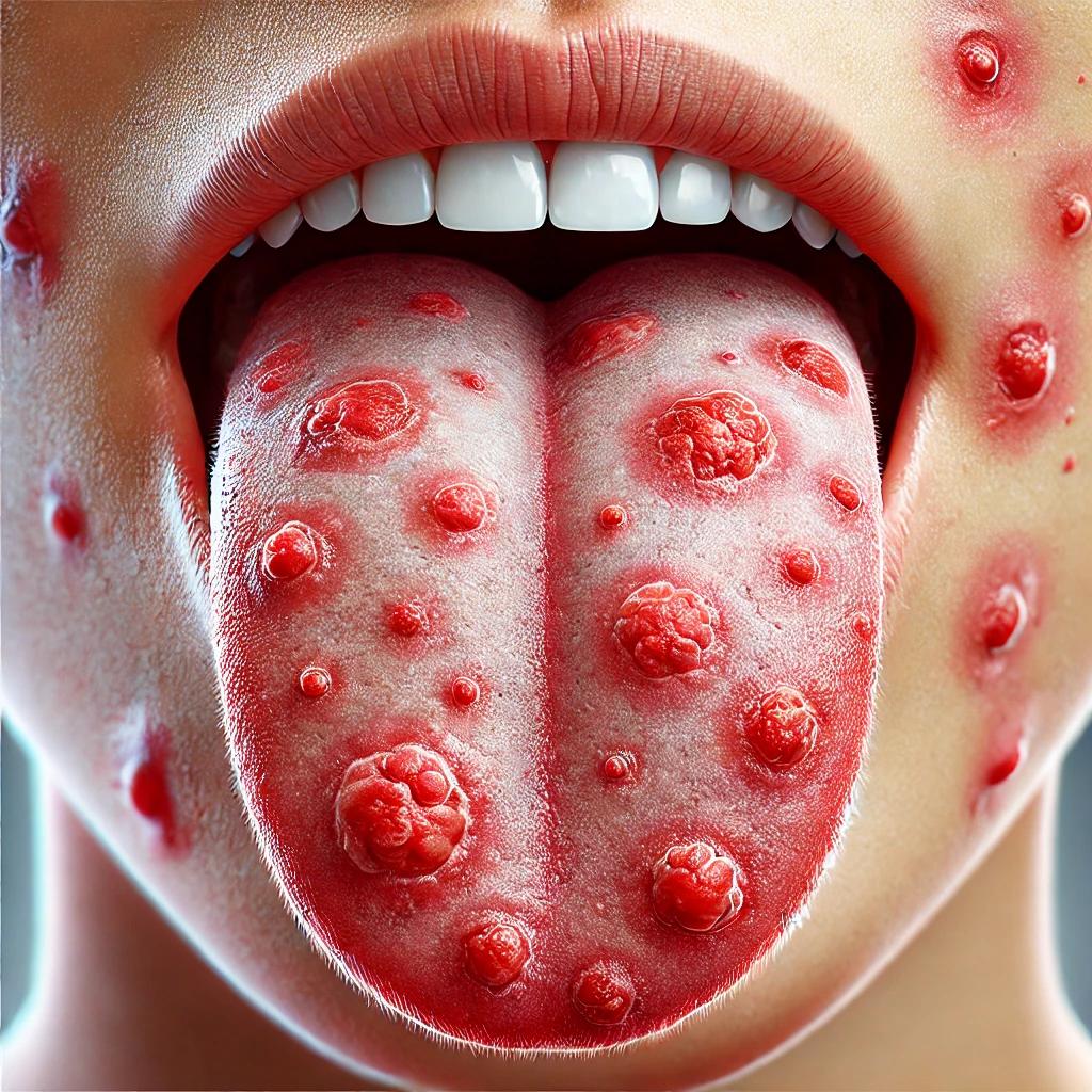 대상포진 혀