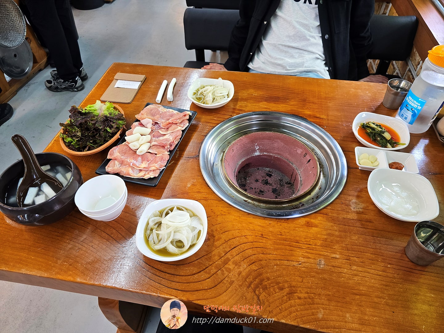 숯불생닭갈비