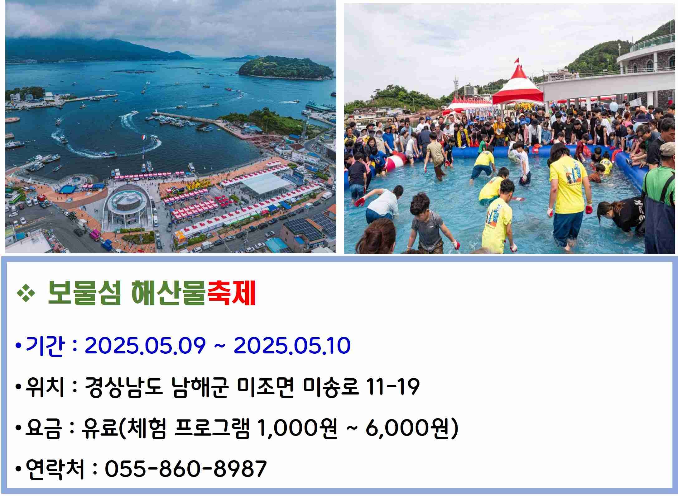 보물섬 해산물 축제