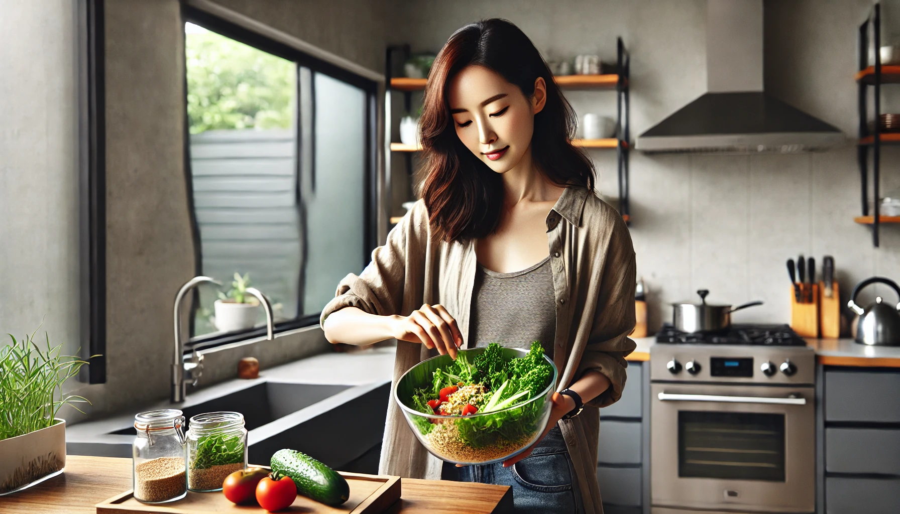 샐러드 재료로 활용