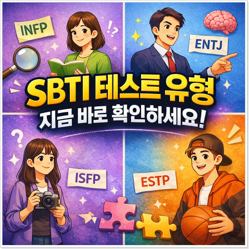 SBTI 테스트 유형 완벽 정리