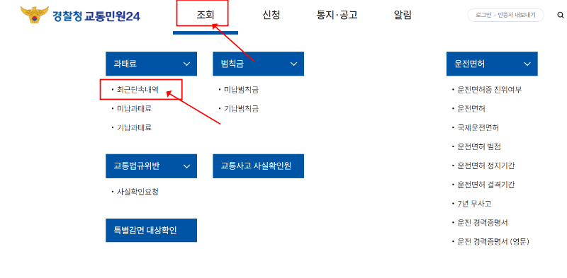신호위반 과태료