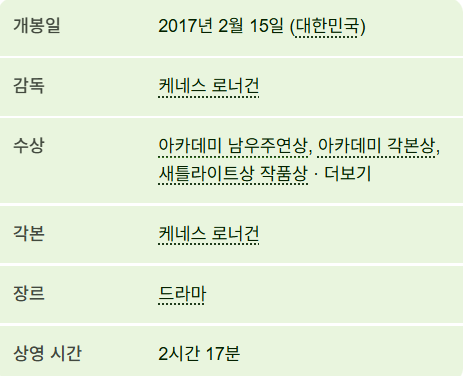 영화 정보