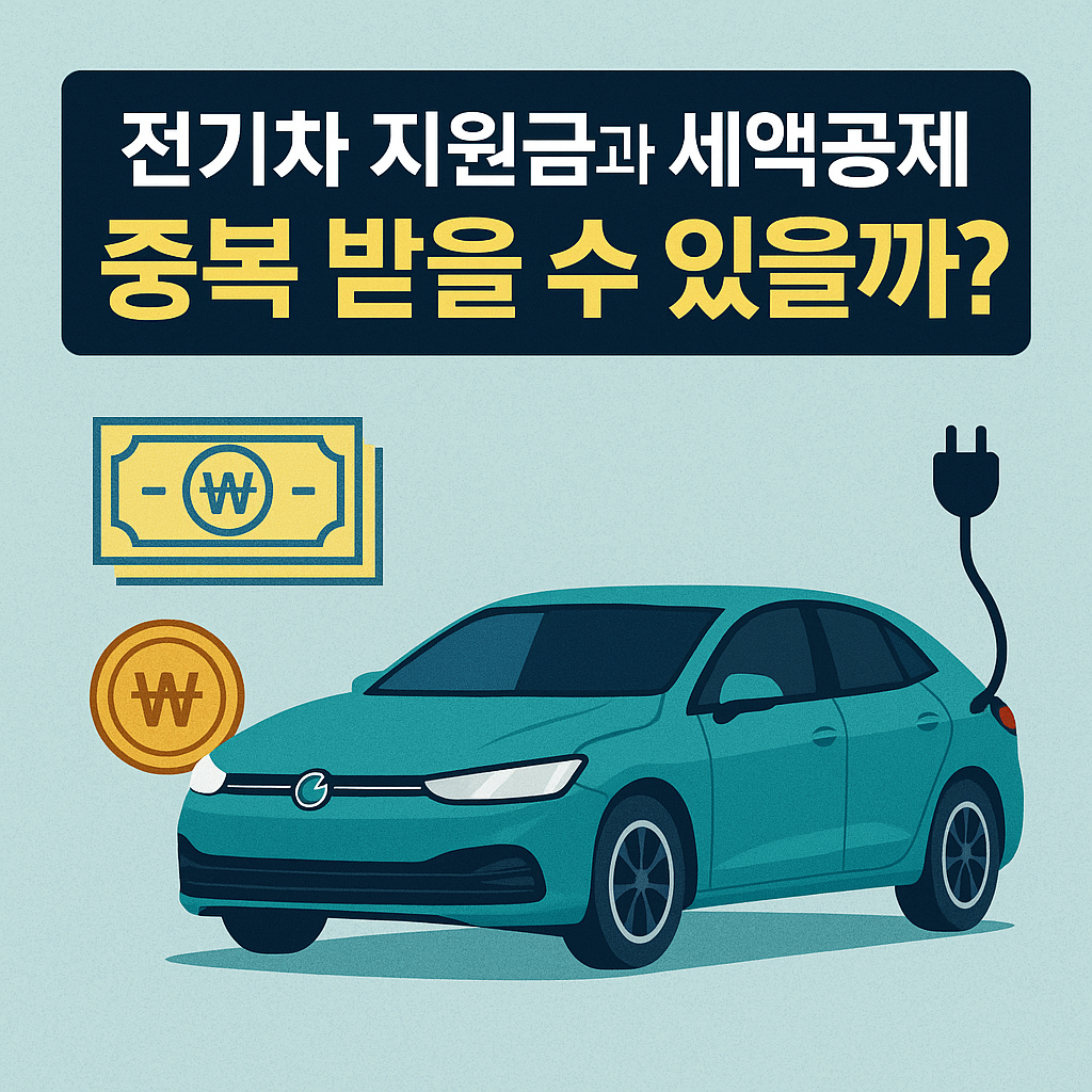 전기차 지원금과 세액공제, 중복 받을 수 있을까?