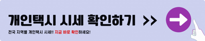 개인택시 시세