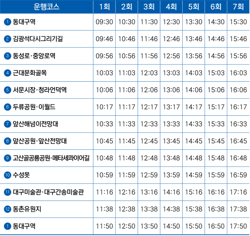 시간표