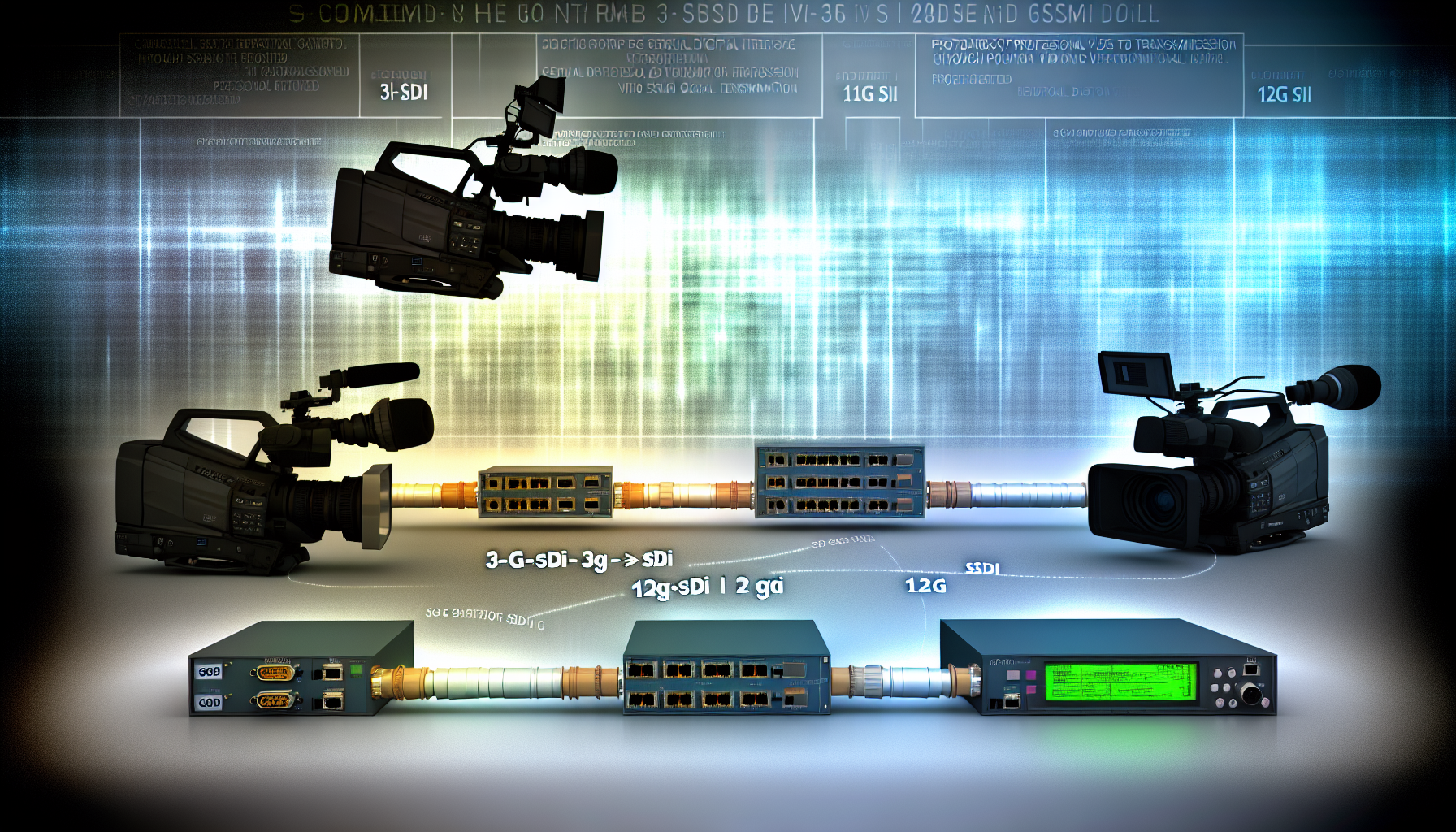 3G-SDI와 12G-SDI 비교 분석: 카메라 운영자를 위한 기술 가이드