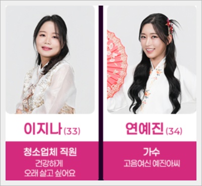 미스트롯4 참가자 