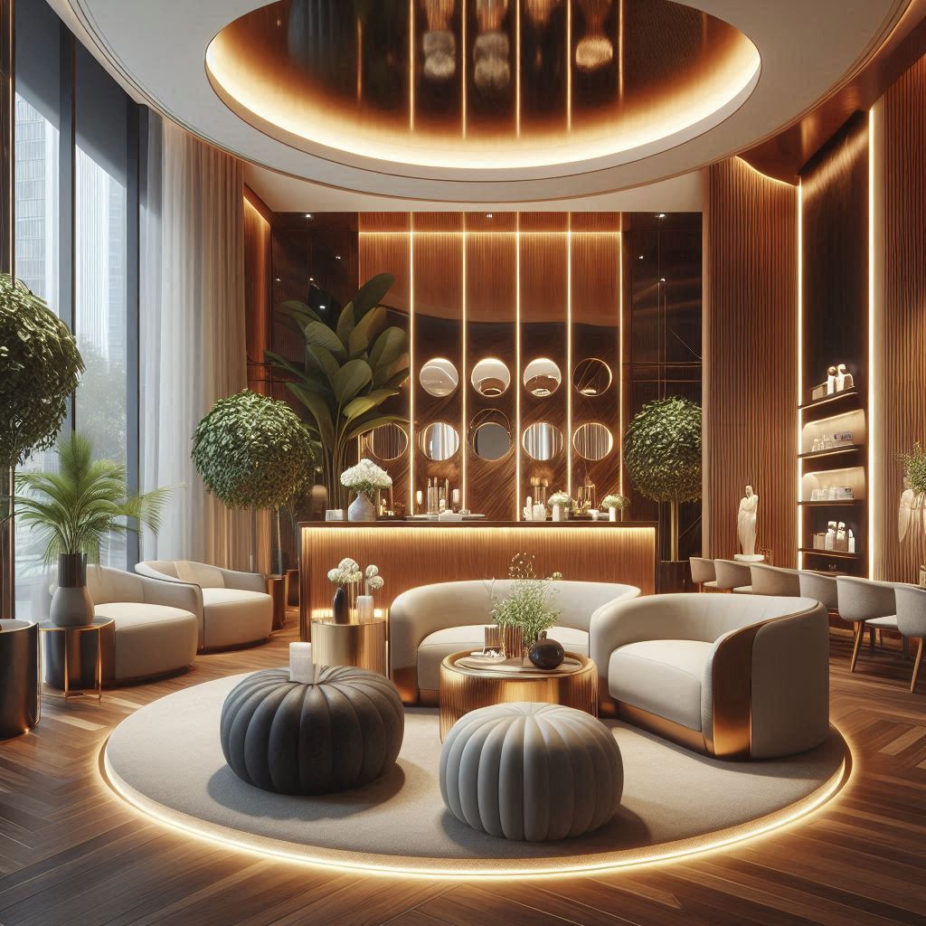 피부,체형관리 샵 배경