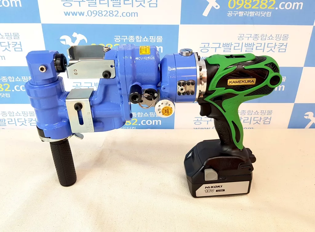 카메쿠라-충전-유압펀칭기-하이코키배터리