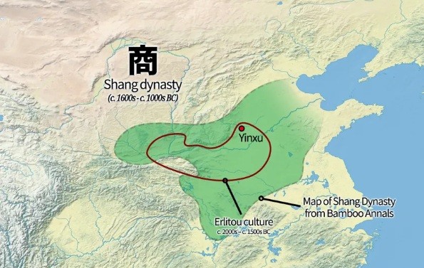 은나라 지도