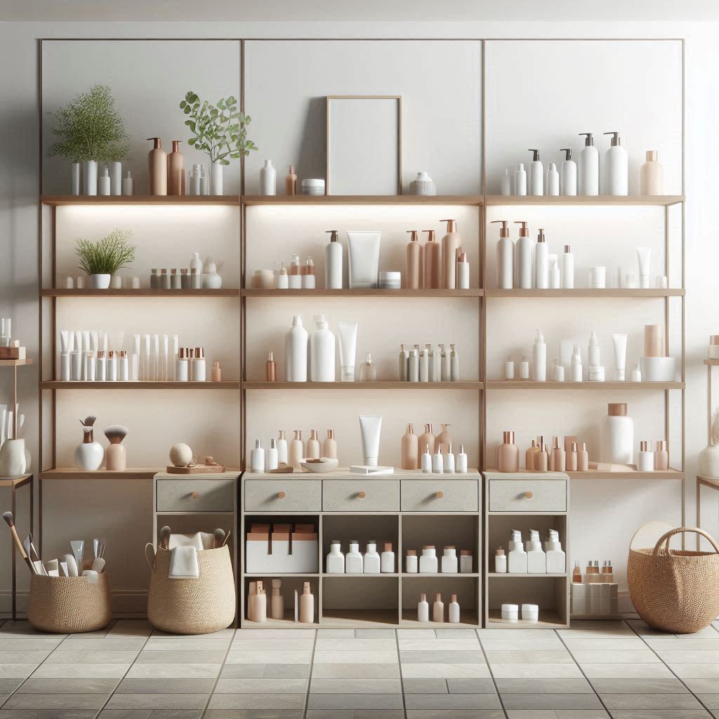 피부,체형관리 샵 배경