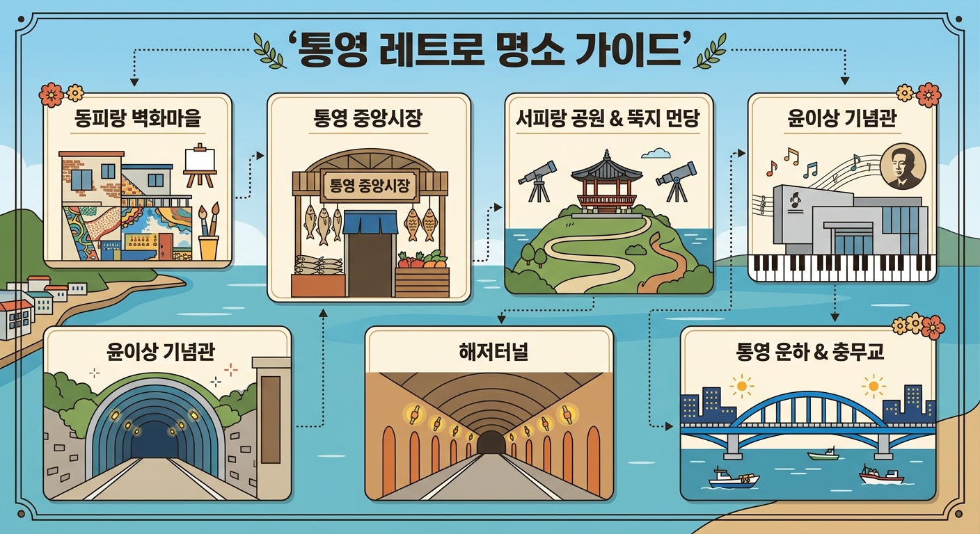 놓치면 후회할 통영의 3대 레트로 인증샷 명소