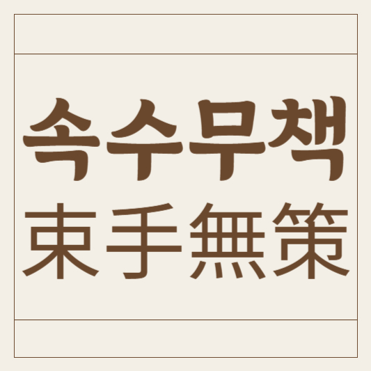 속수무책