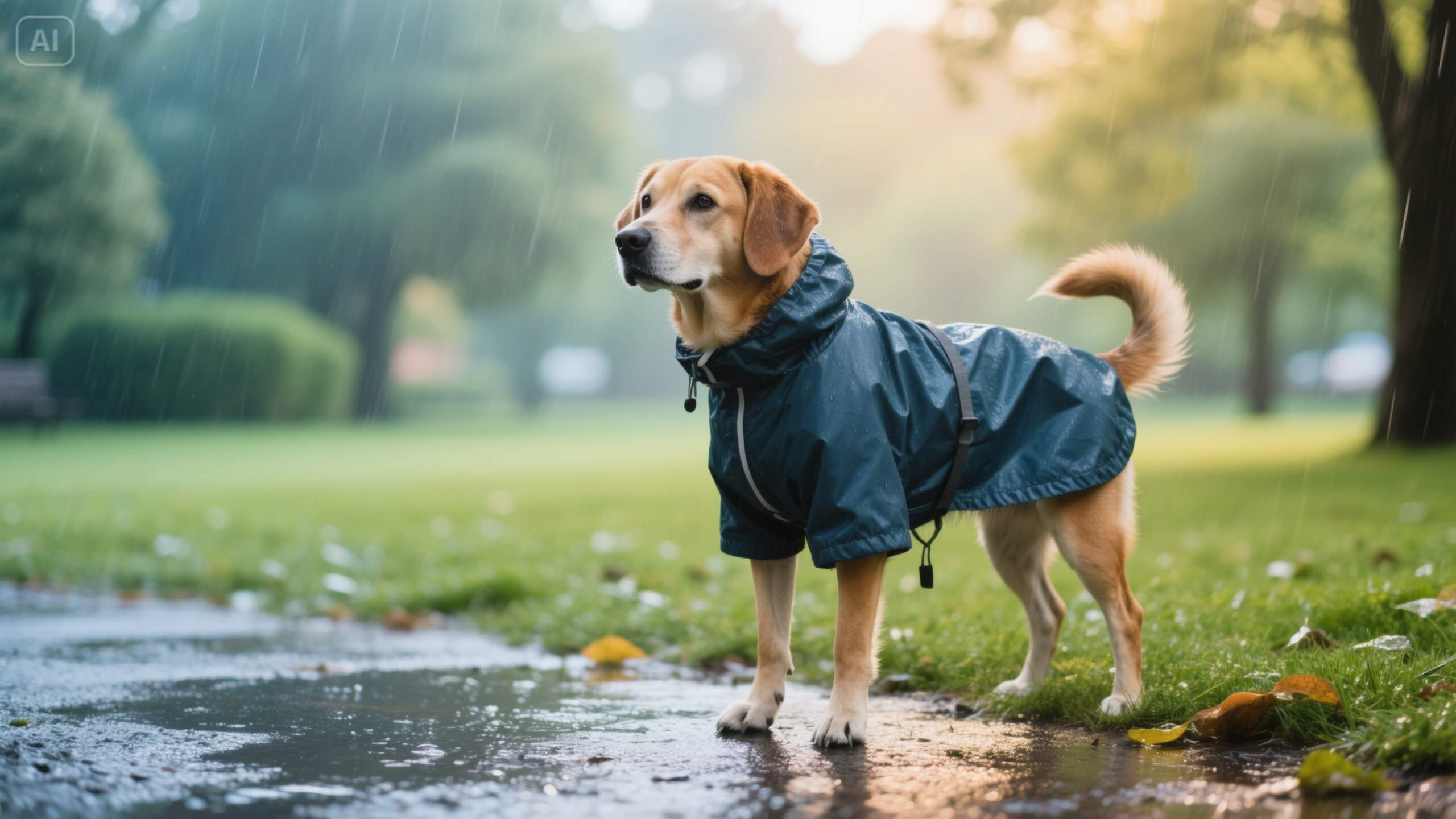 비 오는 날에도 걱정 없는 강아지 산책 꿀팁