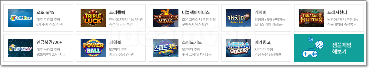 복권의 종류