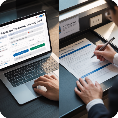 국민내일배움카드 신청방법(온라인&middot;오프라인)이미지