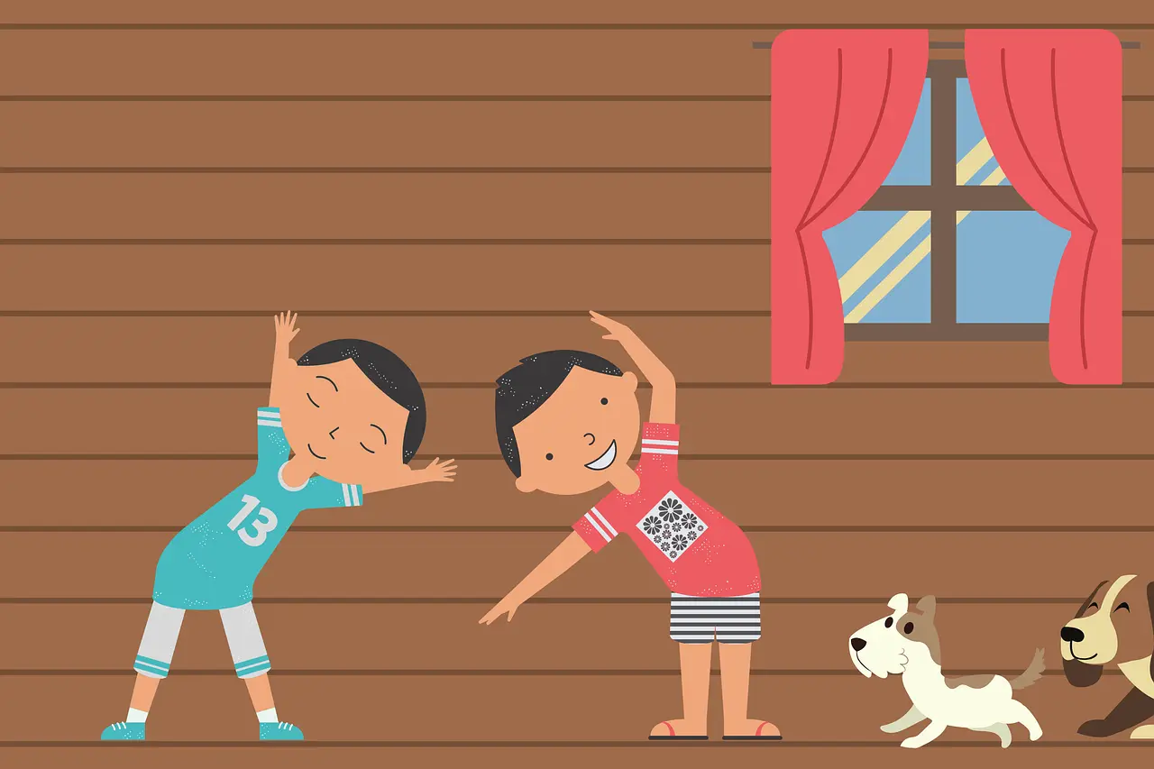 2026년 청년 신체건강 증진 서비스 혜택을 받고 즐겁게 운동하며 건강을 챙기는 모습 일러스트