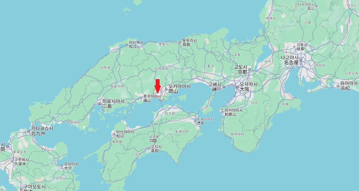 구라시키 위치