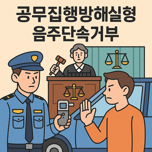 공무집행방해실형,음주단속거부 시 현명한대처법