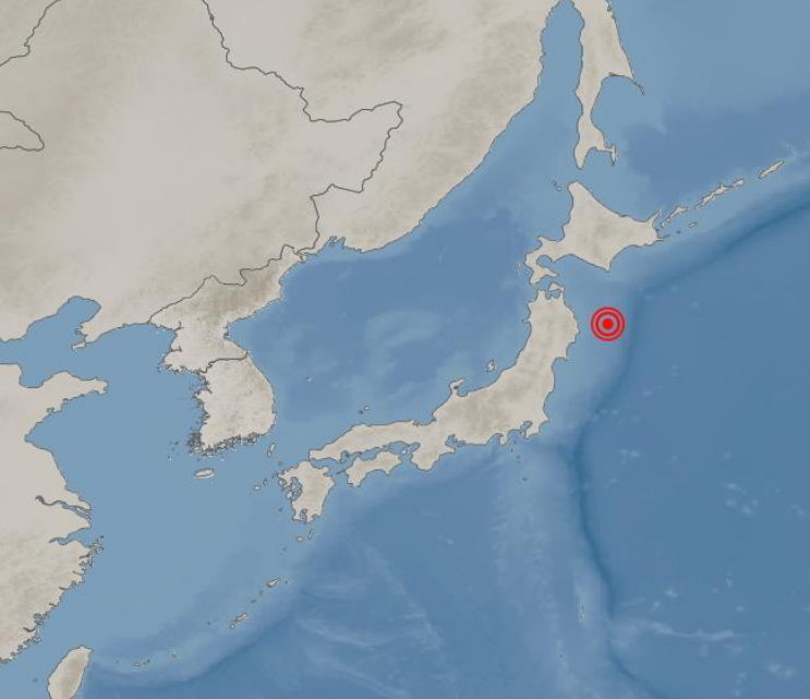 일본 혼슈 동쪽 해역 지진&middot;쓰나미 경보&middot;위험 지역