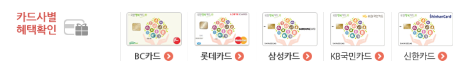 카드사별 확인하기 (클릭)