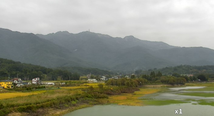 계룡산cctv화면풍경