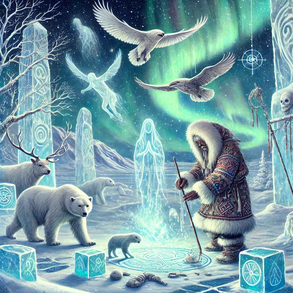 그린란드 이누이트의 영혼전승과 샤먼 의식: 얼음 위의 영적 유산