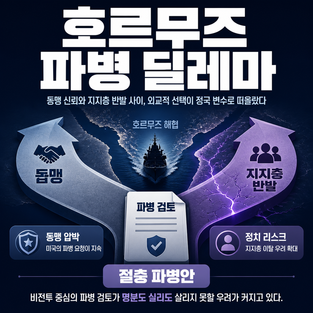 호르무즈 파병 딜레마